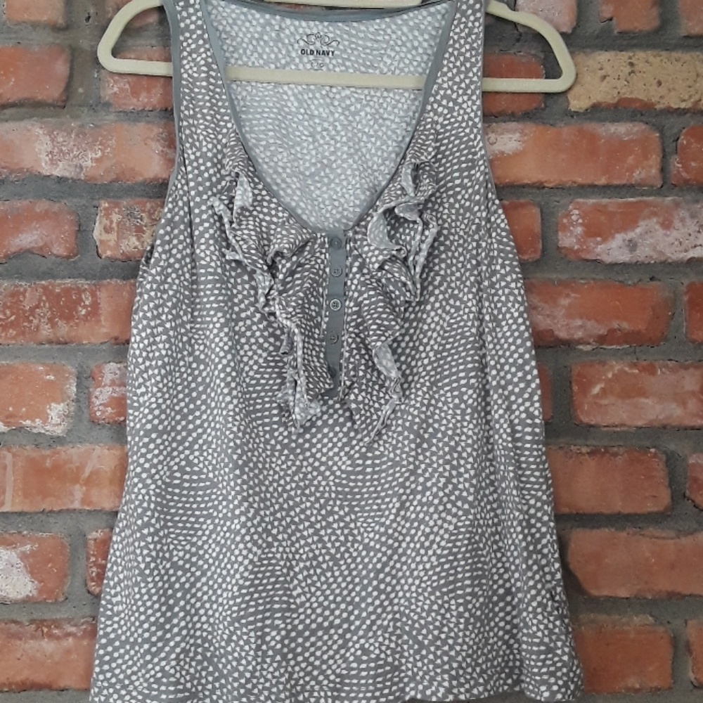 Old Navy ruffle front tank